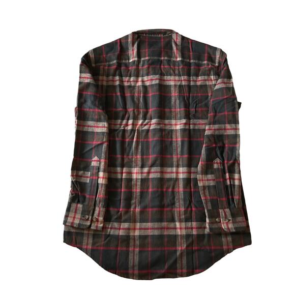 Pendlenton Mens Mason 100% Cotton Red Flannel Shirt Small - Picture 4 of 7